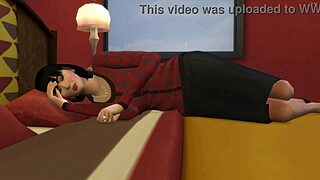 Japanese Stepmom Catches Stepson Masturbating Then Fucks Him Hard