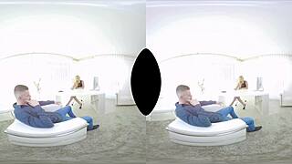 Lena Nitros in VR Office Sex Scene