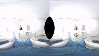 Lena Nitros in VR Office Sex Scene