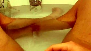 Playing hard with myself in the bath again