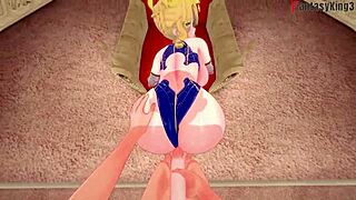 Artoria Pendragon Fuck And Boobjob Titijob 3 Fate Zero Stay Night Type-Moon Full Fantasyking3