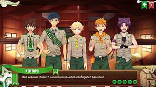 Friends explore the taiga in game camp episode