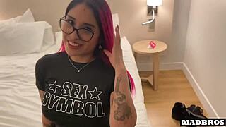 A chilean bombshell with a perfect ass gets roughly pounded instead of her friend