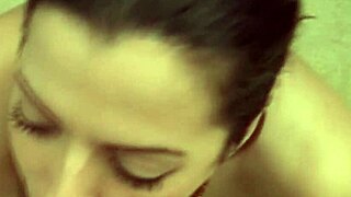 Nice Young Girl Gives a Slow and Sensual Blowjob on Camera