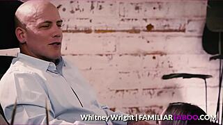 Whitney Wright gets pummeled by her boss Derrick Pierce and Nathan Bronson in the office