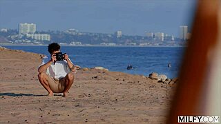 Milfy photographer makes sexy blonde sarah his subject