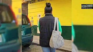 out in the street, professor lures student to hotel for masked banging