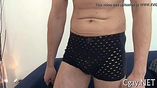 giving a blowjob to that marvelous homo stud