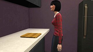 Japanese Stepmom Catches Stepson Masturbating Then Fucks Him Hard