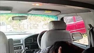 Shemale Fucking In Public Parking Lot!