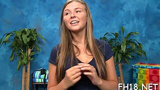 hot eighteen 18+ girl gets massage from her rubber