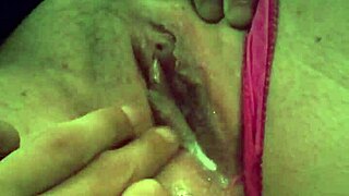 carmen feels the pleasure as she fingers her pussy intensely