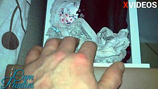 I framed my girlfriend and stole her panties to cum in them!