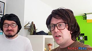 Yorkshire Nerds Tricked into Getting Sucked by Hot British Amateurs