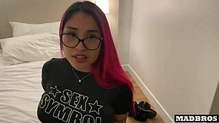 A chilean bombshell with a perfect ass gets roughly pounded instead of her friend