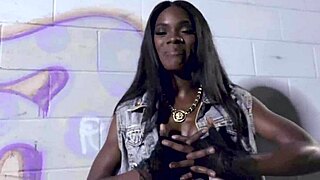 Hey, check this out... extremely sexy Ana Foxxx and Joanna Angel in hot interracial threesome