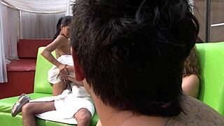 Three Amateur Colombian Couples Exchange Wives in Inexperienced Swinger Sex