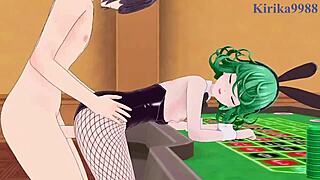 tatsumaki and fubuki bunny girl intense hentai sex 🔥