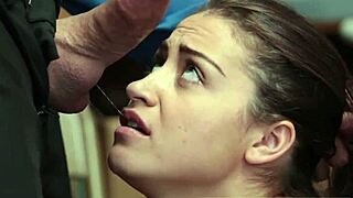 Exclamatory-Provocative Teen's Big Ass and Tits Take Hard Fucking!