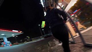 She deepthroats and swallows cum for wet pussy payment