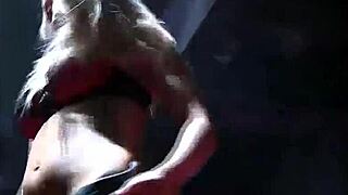 Hot Babe Striptease On Public Stage - Wow, Look At That!