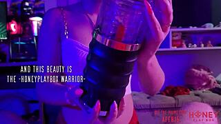 I cum in my underwear twice while testing this amazing sex toy in pov