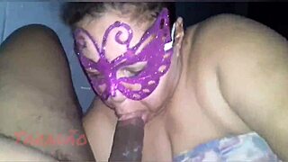 Greedy blowjob from huge ass amateur