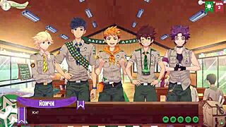 Friends explore the taiga in game camp episode