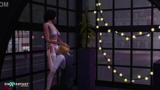Alice Spencer-Kim's day of love in Sims