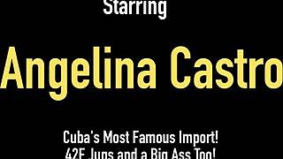 Angelina Castro In Transparent Lingerie Oils Up For Solo Masturbation