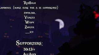 Tied femboy captured for brutal monster cock domination.