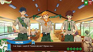 Friends explore the taiga in game camp episode