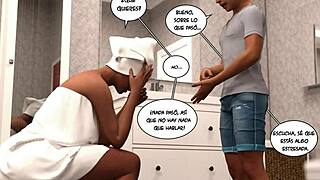 Comic story of my step-aunt's empowerment through taboo encounters