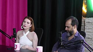 Tantric Therapists And Luxury Escorts Seduce Skeptical Client In Sheer Red