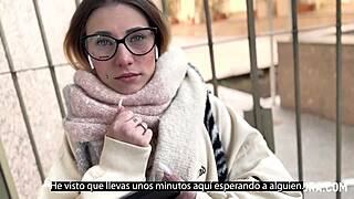 Bellisima Italiana Dalila Dark Caught on Street for Wild Action