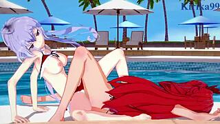 Kanade Am, Chris Yukine & Tsubasa Kazanari main lesbian ganas - symphogear hentai 😘