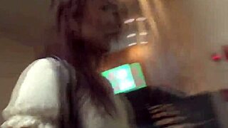 Kinky Teen Caught Peeing in Public Under Watchful Voyeur Eyes