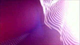 Pregnant Latina shows upskirt view