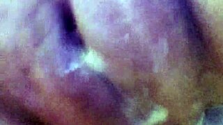 putting hand on my hot pet in homemade close-up amateurs