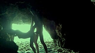 Amateurs have sex hidden in beach cave