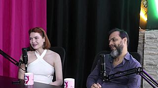 Tantric Therapists And Luxury Escorts Seduce Skeptical Client In Sheer Red