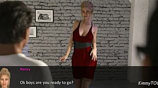 is that a footjob under the table at the restaurant?