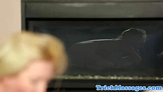Intriguing Massage Leads To Filthy Blowjob On Stepbro By Blonde Masseuse.