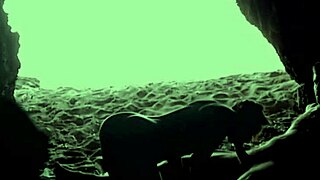 Amateurs have sex hidden in beach cave