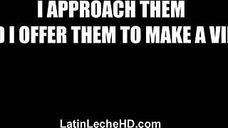 Hey dude, check this straight Latino from Ecuador banging a gay stranger outdoors in POV!