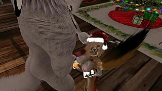 Christmas Tales Gift Time Furry Yiff With Cumshot