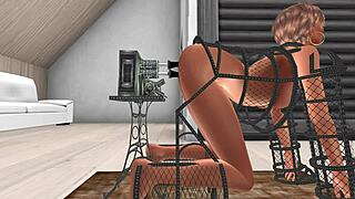 An African cartoon nympho awakes naked and gets creampied by the thief