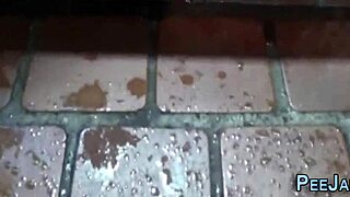 Kinky Teen Caught Peeing in Public Under Watchful Voyeur Eyes