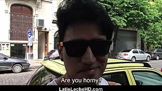 Hey dude, check this straight Latino from Ecuador banging a gay stranger outdoors in POV!