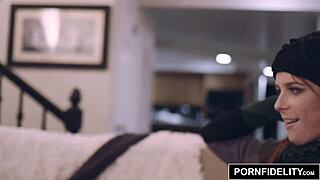 redhead penny pax in pornfidelity fucking with cumshot, blowjob, facial, and swallow to stay warm